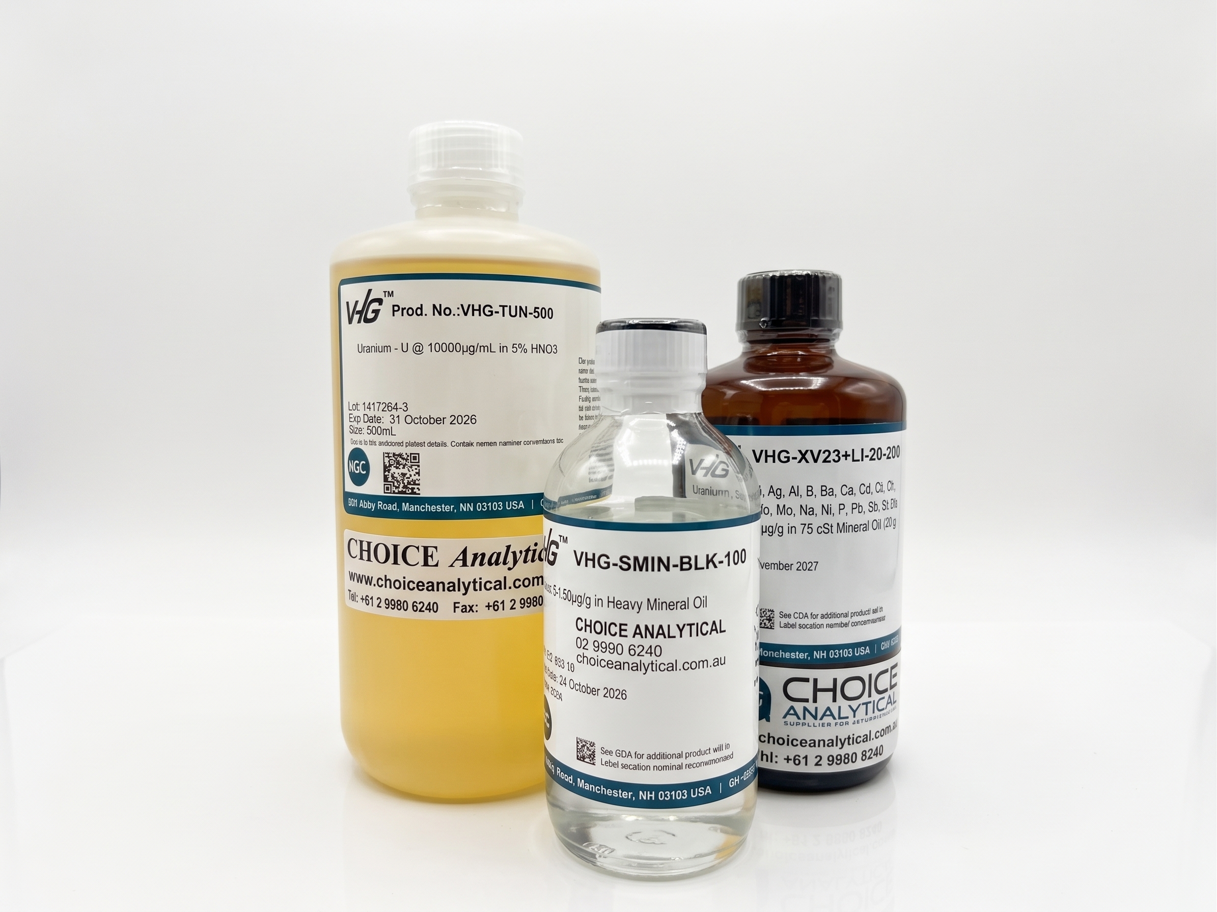 									VHG Labs Oil Standards